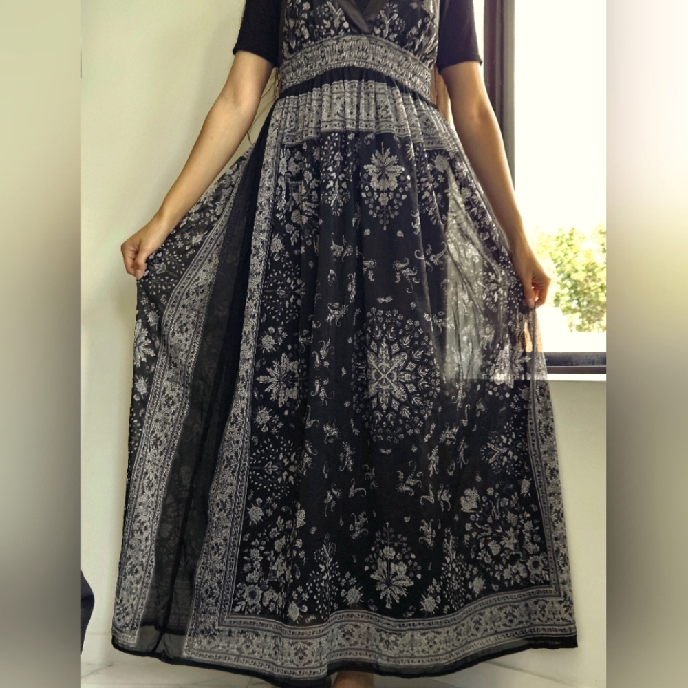 Womans maxi Indie bandana dress